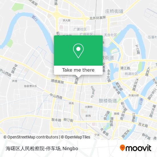 海曙区人民检察院-停车场 map