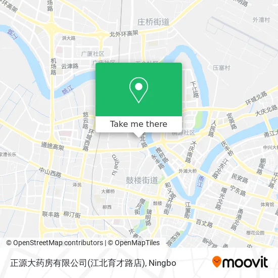 正源大药房有限公司(江北育才路店) map