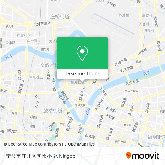 宁波市江北区实验小学 map