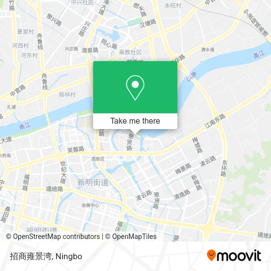 招商雍景湾 map