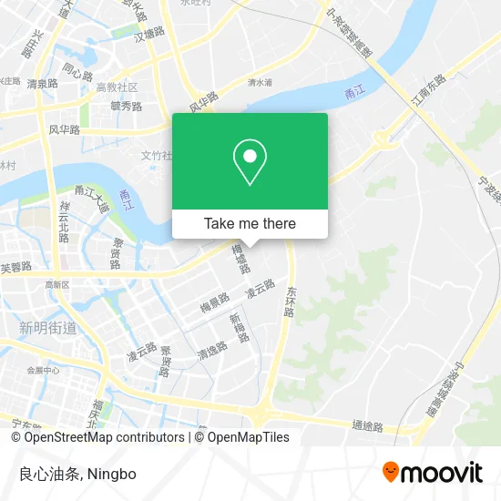 良心油条 map