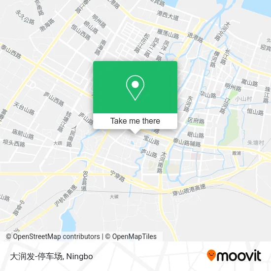 大润发-停车场 map