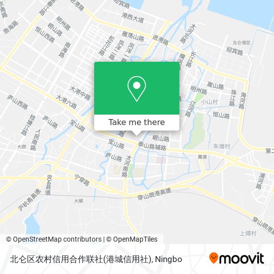 北仑区农村信用合作联社(港城信用社) map