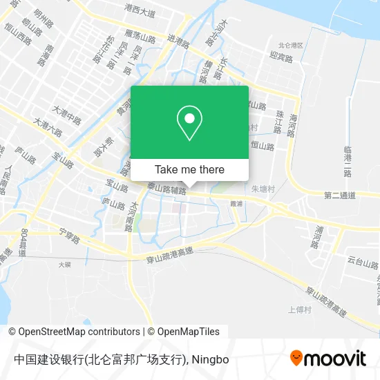 中国建设银行(北仑富邦广场支行) map