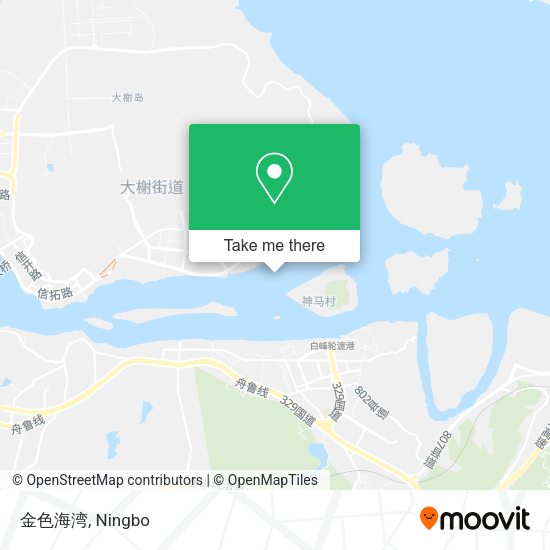 金色海湾 map