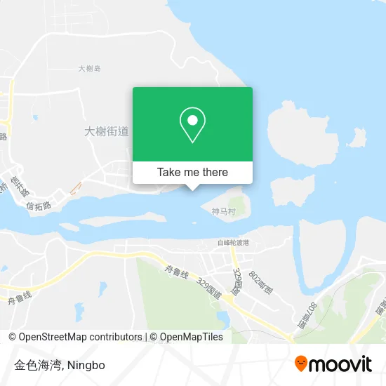 金色海湾 map