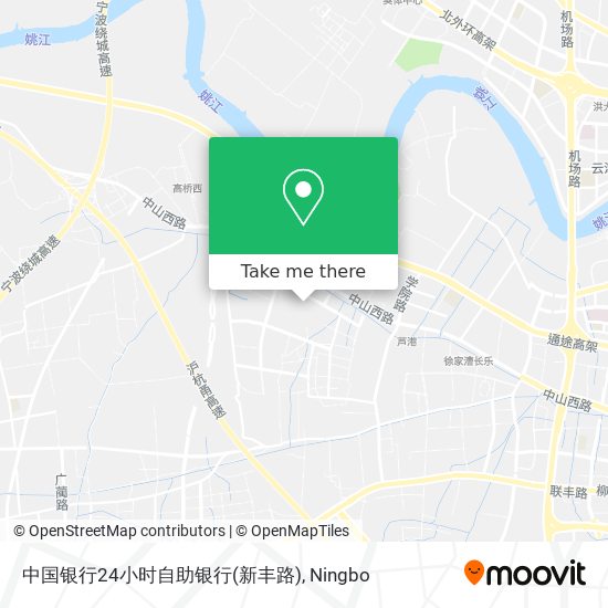 中国银行24小时自助银行(新丰路) map