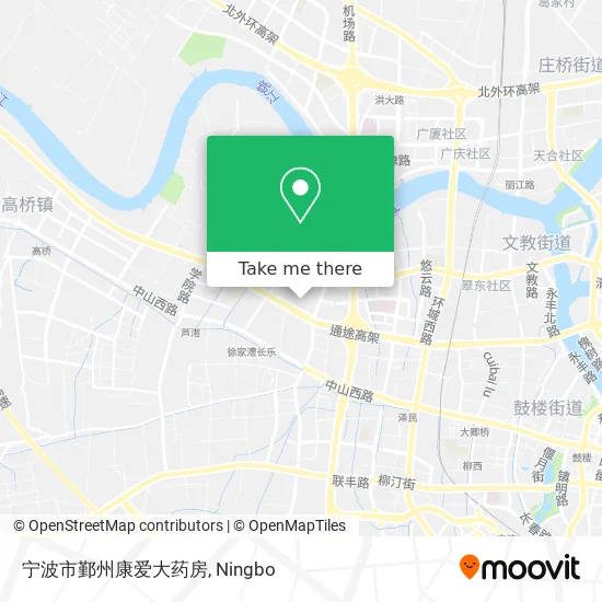 宁波市鄞州康爱大药房 map
