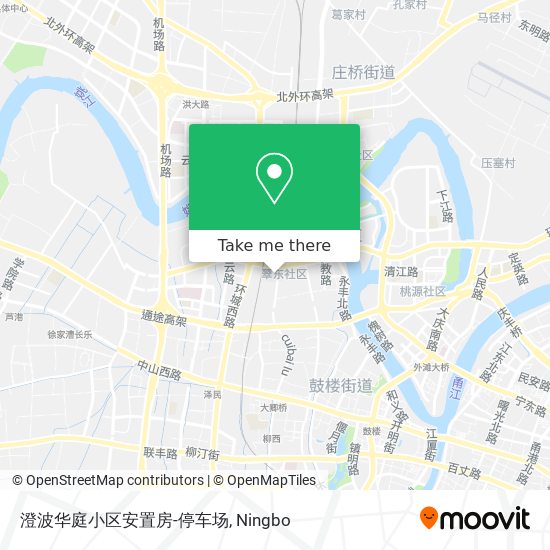 澄波华庭小区安置房-停车场 map
