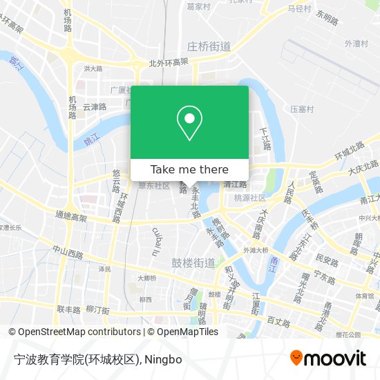 宁波教育学院(环城校区) map