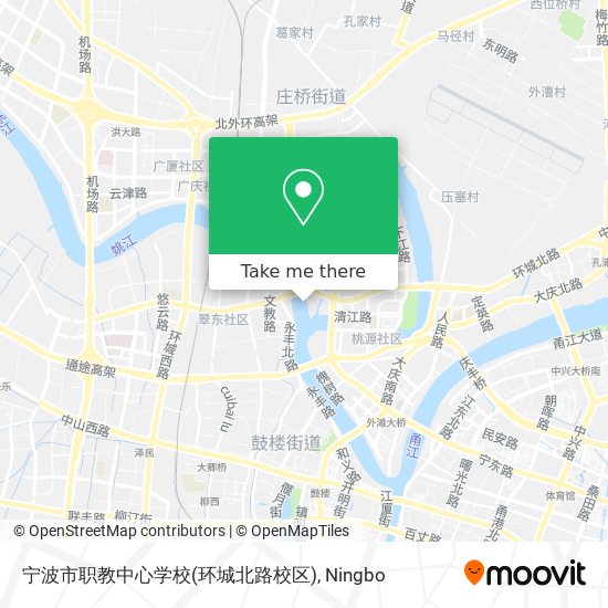 宁波市职教中心学校(环城北路校区) map
