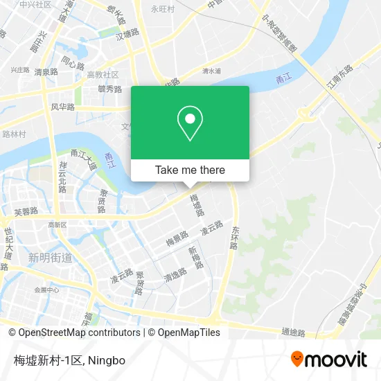 梅墟新村-1区 map