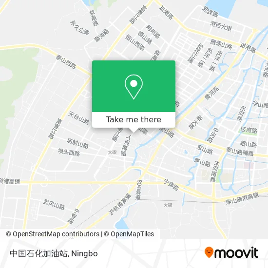 中国石化加油站 map