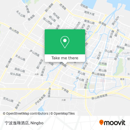 宁波逸嗨酒店 map