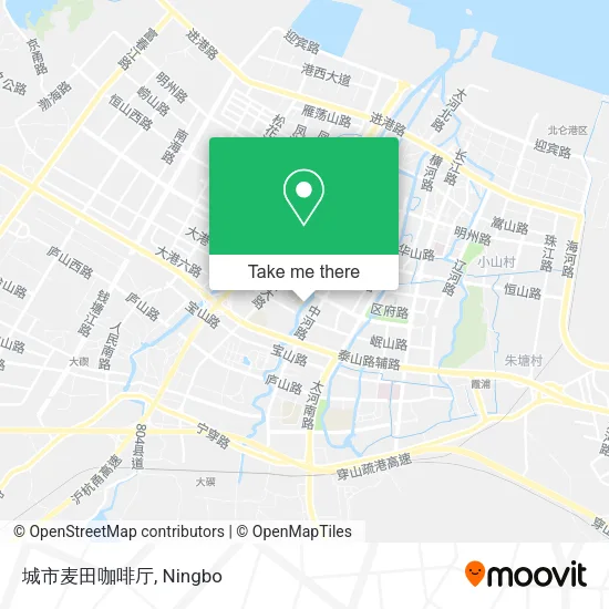 城市麦田咖啡厅 map