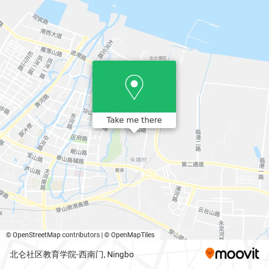 北仑社区教育学院-西南门 map