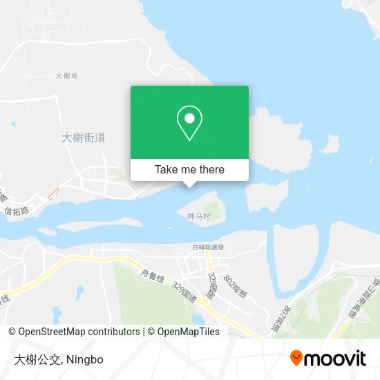大榭公交 map