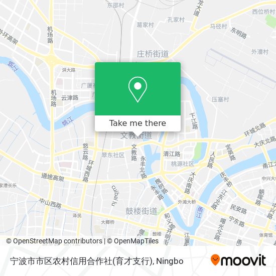 宁波市市区农村信用合作社(育才支行) map