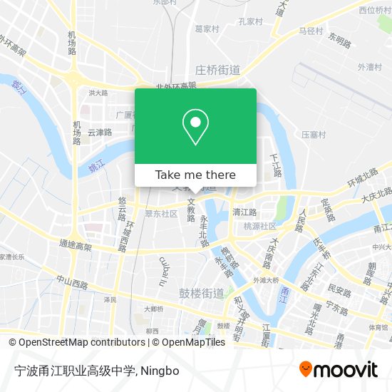 宁波甬江职业高级中学 map