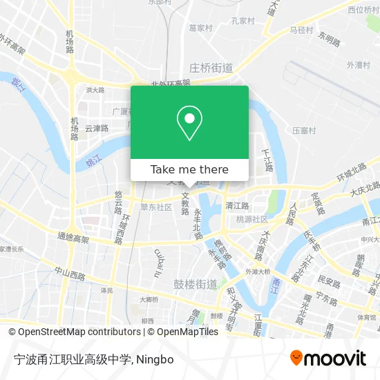 宁波甬江职业高级中学 map
