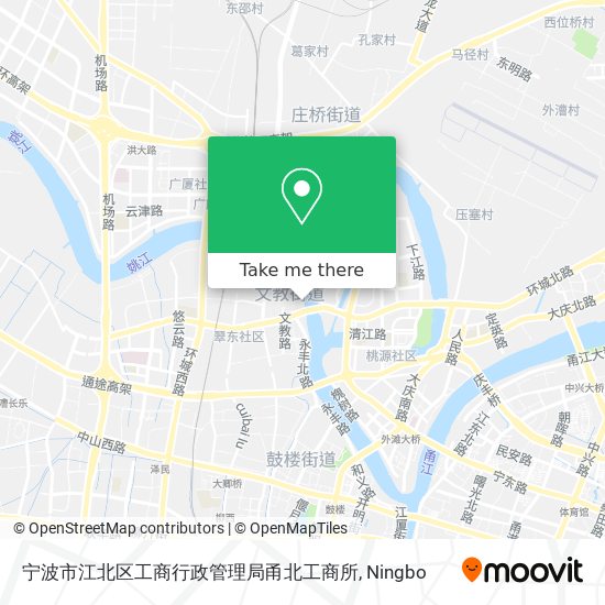 宁波市江北区工商行政管理局甬北工商所 map