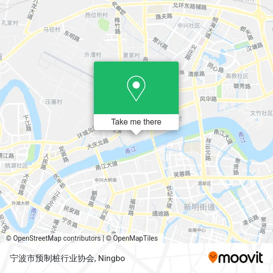 宁波市预制桩行业协会 map
