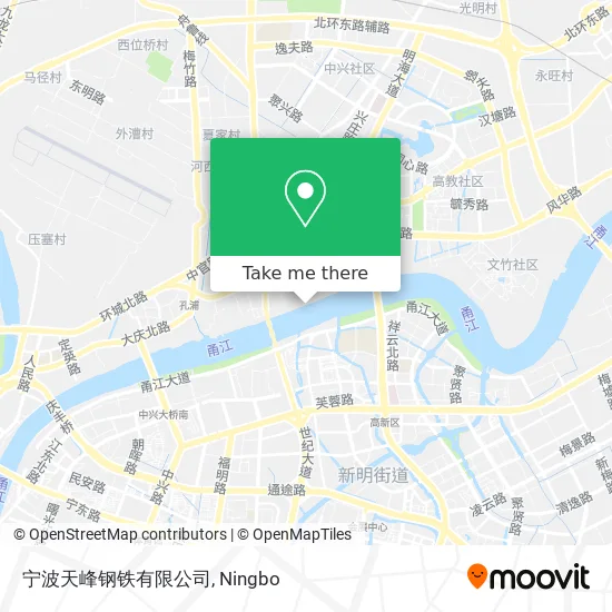 宁波天峰钢铁有限公司 map