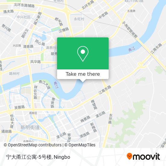 宁大甬江公寓-5号楼 map