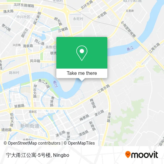 宁大甬江公寓-5号楼 map