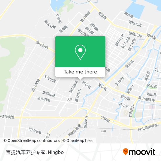 宝捷汽车养护专家 map