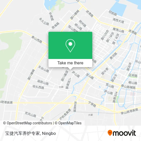 宝捷汽车养护专家 map
