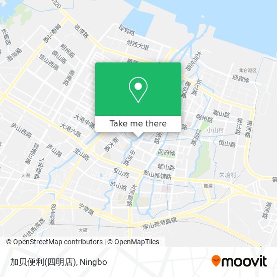 加贝便利(四明店) map