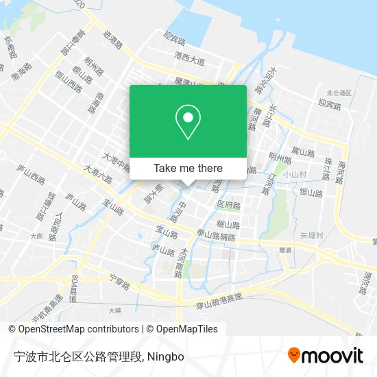 宁波市北仑区公路管理段 map
