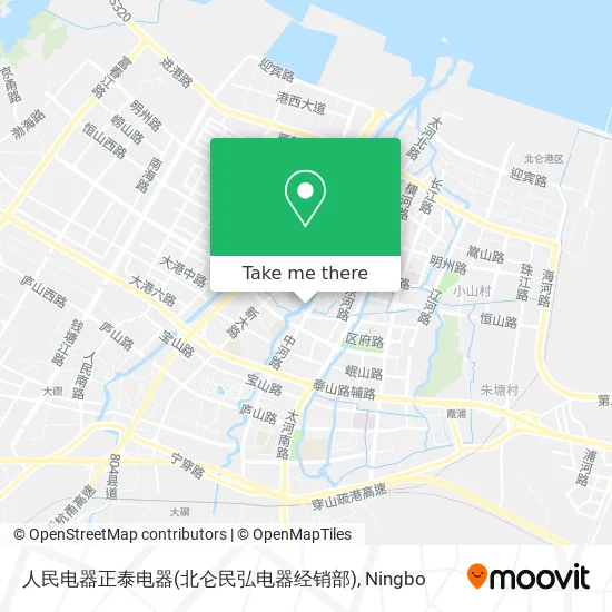 人民电器正泰电器(北仑民弘电器经销部) map