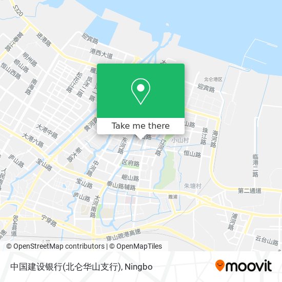 中国建设银行(北仑华山支行) map