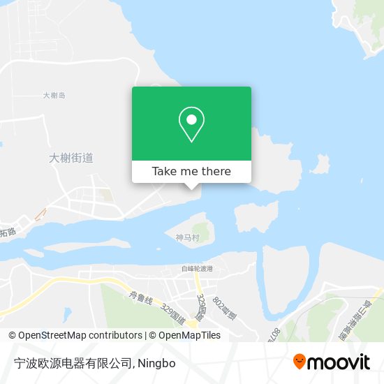 宁波欧源电器有限公司 map