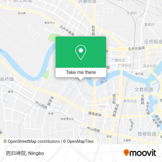 西归禅院 map