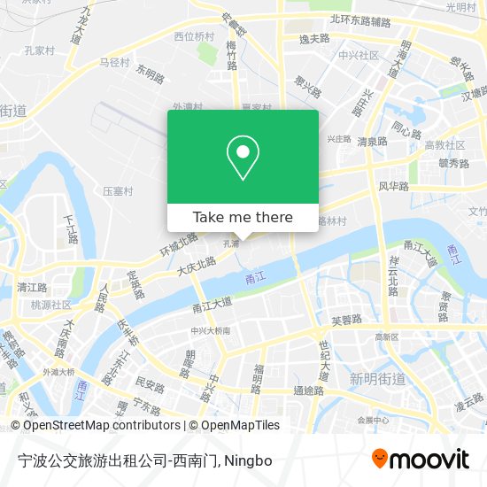 宁波公交旅游出租公司-西南门 map