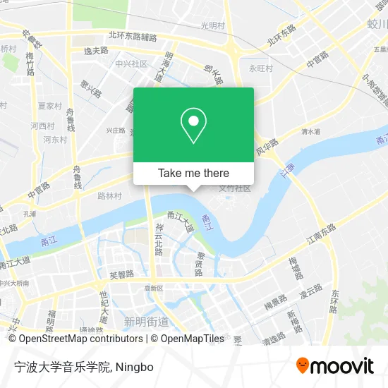 宁波大学音乐学院 map