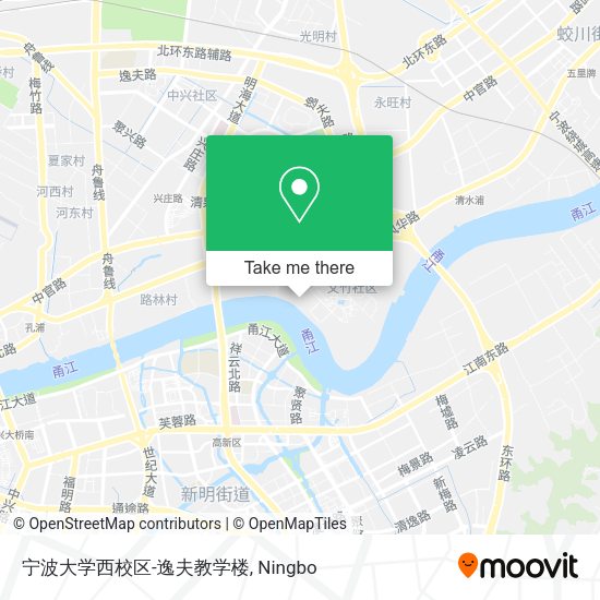 宁波大学西校区-逸夫教学楼 map