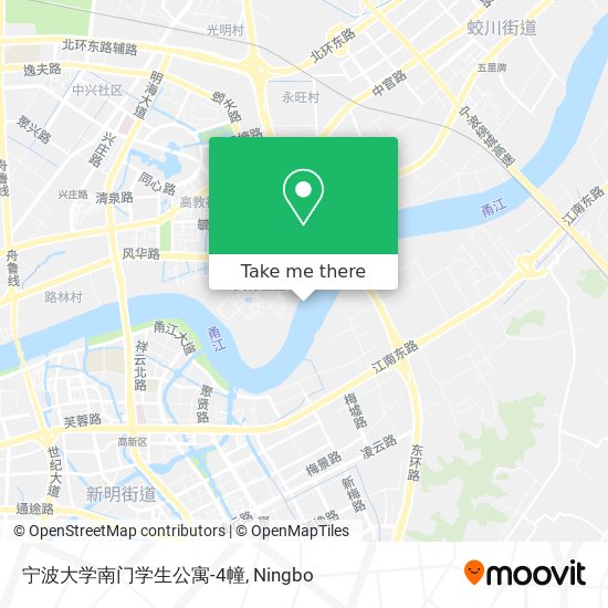 宁波大学南门学生公寓-4幢 map