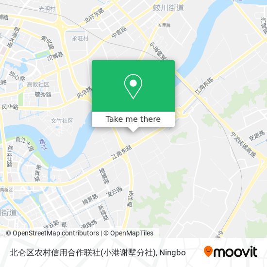 北仑区农村信用合作联社(小港谢墅分社) map