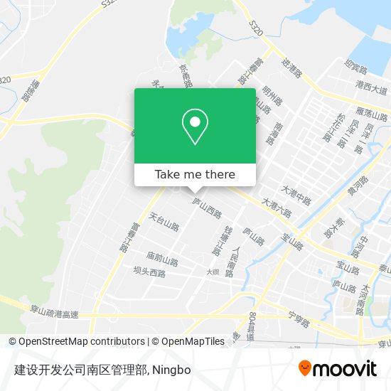 建设开发公司南区管理部 map