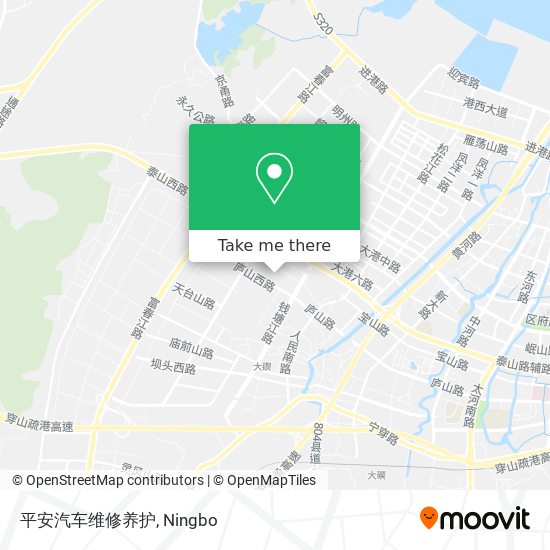平安汽车维修养护 map