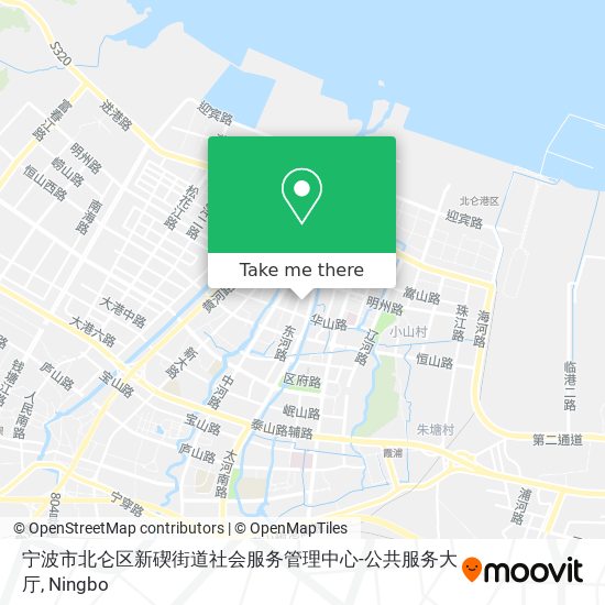 宁波市北仑区新碶街道社会服务管理中心-公共服务大厅 map