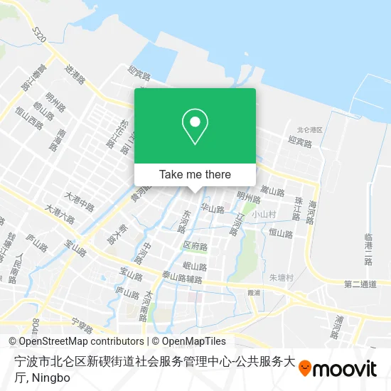 宁波市北仑区新碶街道社会服务管理中心-公共服务大厅 map