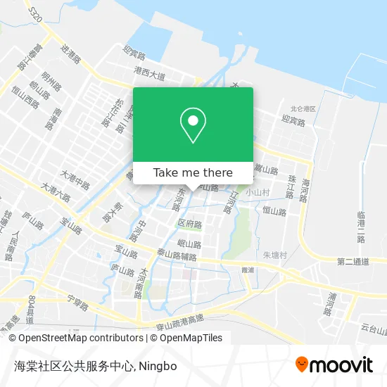 海棠社区公共服务中心 map