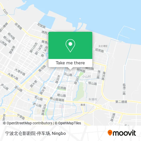 宁波北仑影剧院-停车场 map