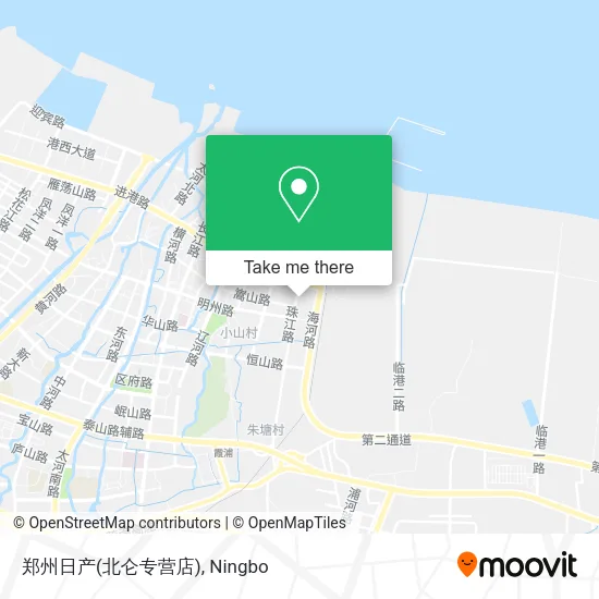 郑州日产(北仑专营店) map