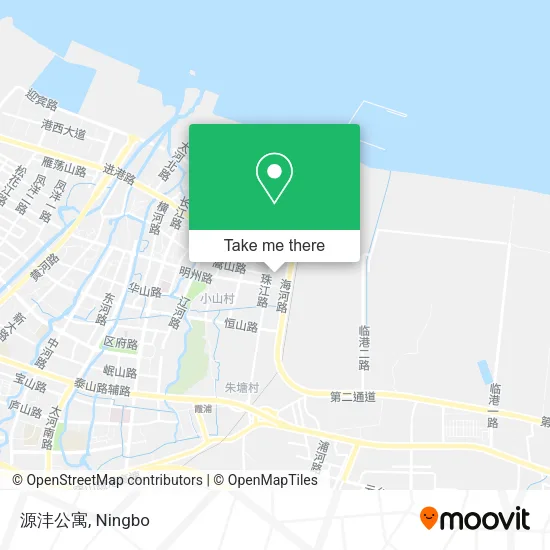 源沣公寓 map